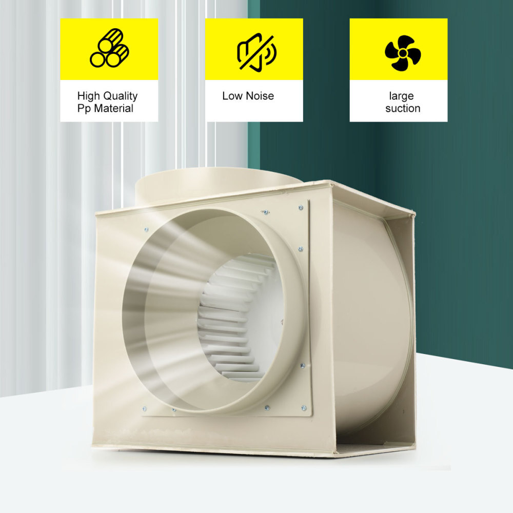Ventilation Blower Centrifugal Exhaust Fan for Chemical Cabinet Fume Hood Lab US