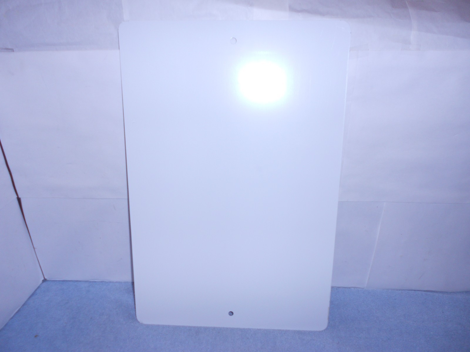 VINTAGE 12x18in NEW GLIDDEN PAINT PROFESSIONAL PARKING ONLY ADV SIGN METAL -X134