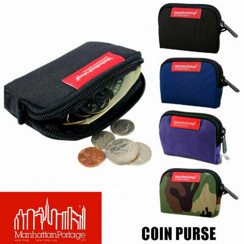 Manhattan Portage Zippered Coin Purse Change Holder, Credit Card Holder 1008