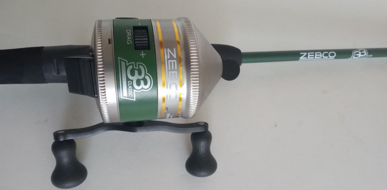 new Zebco 33 classic style combo green 33CL562MA Classic Spincast 5ft 6" Rod