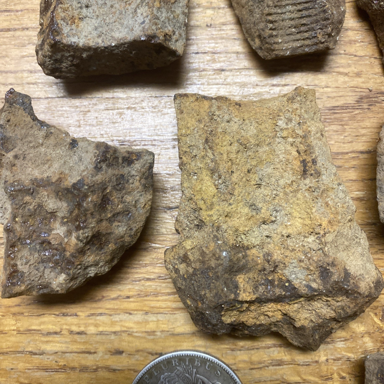 Civil War US Confederate Artillery Shell Shenkl Read Fuse Sections Cannonball 3”