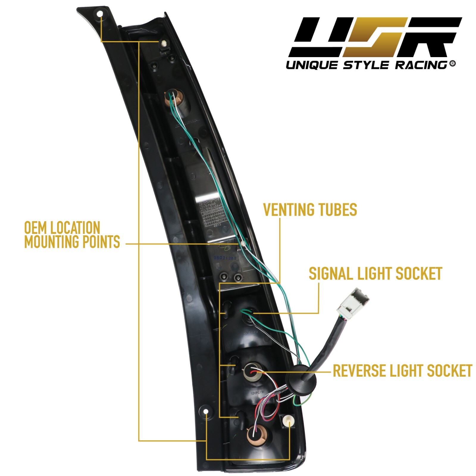 DEPO JDM Style Smoke LED Rear Brake Tail Light Pair For 2002-2006 Honda CRV CR-V