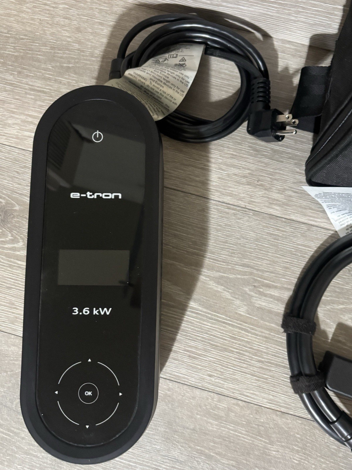 OEM Audi e-tron EV Charger 3.6kW 120V/240V = AS-IS - PIN-Locked READ BELOW