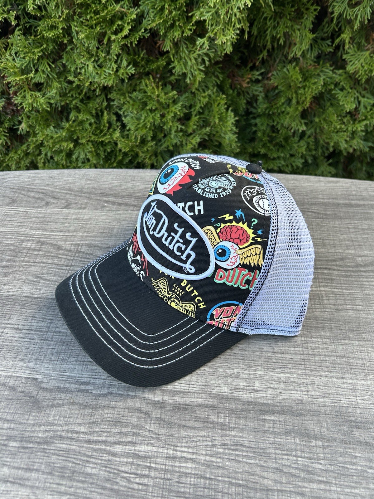 Von Dutch Jax Black Trucker Cap 🧢🔥