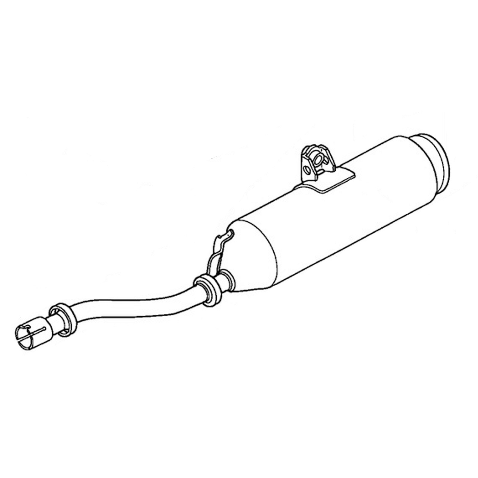 Muffler Honda TRX500 Foreman (2005-2011) | OEM 18300-HP0-A50, 18300-HP0-A00