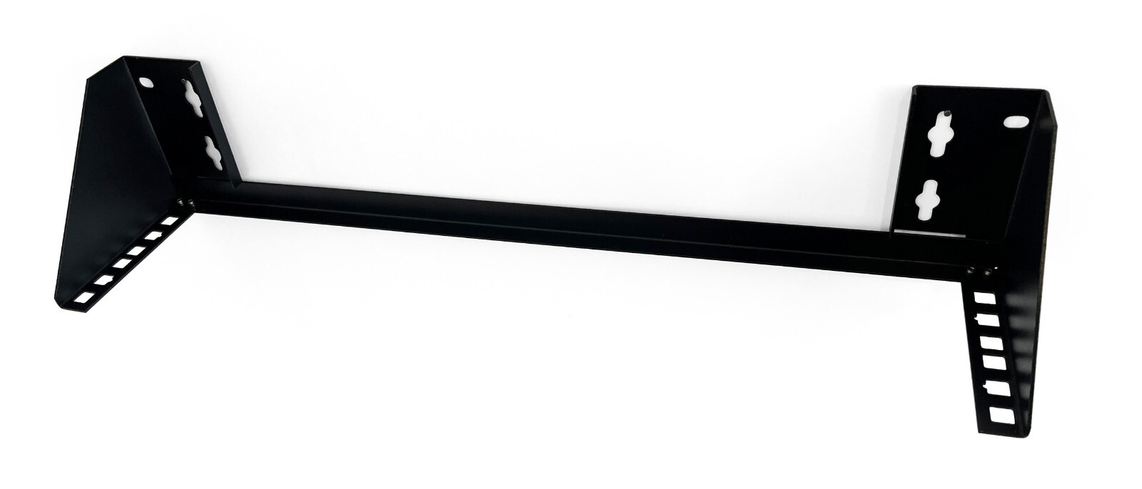 CNAweb 2U 19" Network Rack Bracket for Wallmount Vertical Hang or Desk Mount