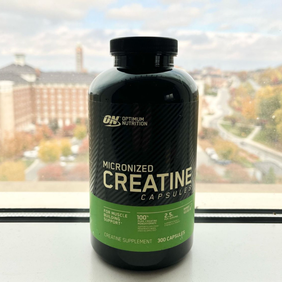 Optimum Nutrition Creatine Monohydrate 300 Capsule 2500mg Micronized New Sealied