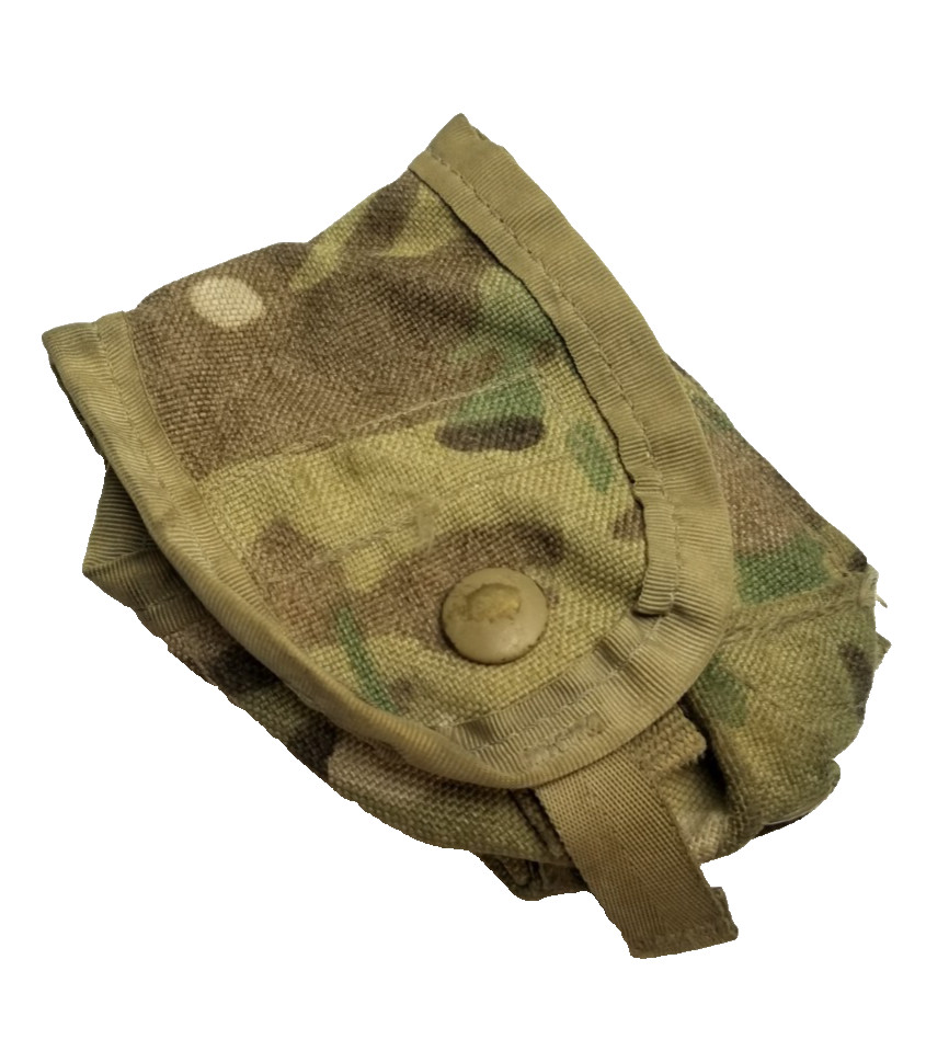 QTY 1 USGI Military Molle II OCP Multicam Army Hand Grenade Ammo Pouch USED