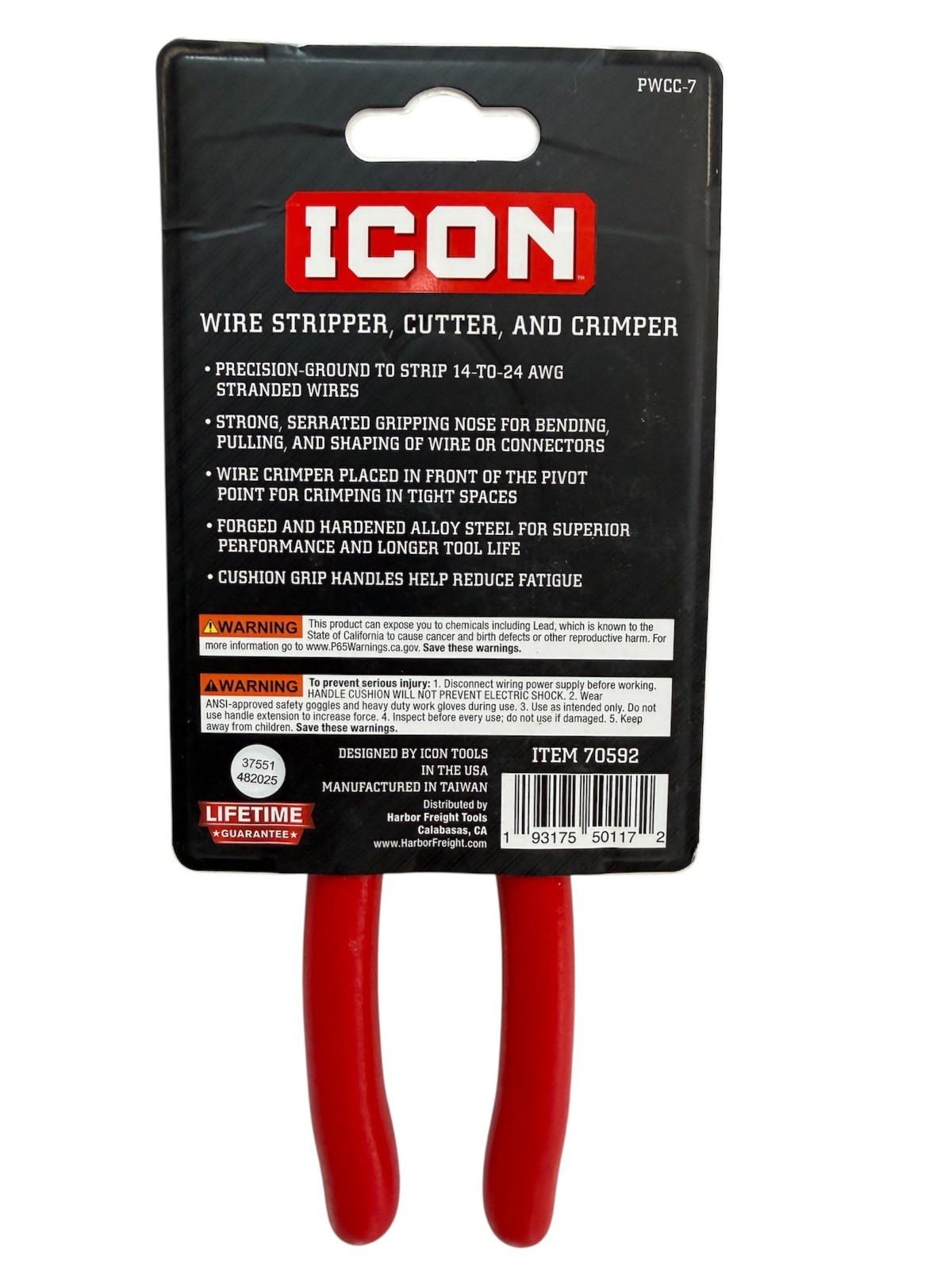 Icon PWCC-7 Wire Stripper, Cutter, And Crimper