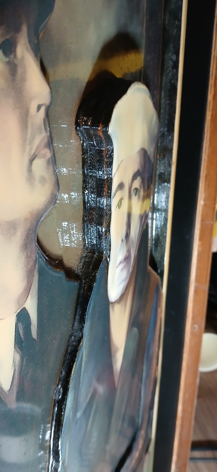 Vintage WW2 Era US Coast Guard 3D Lacquered Wall Art