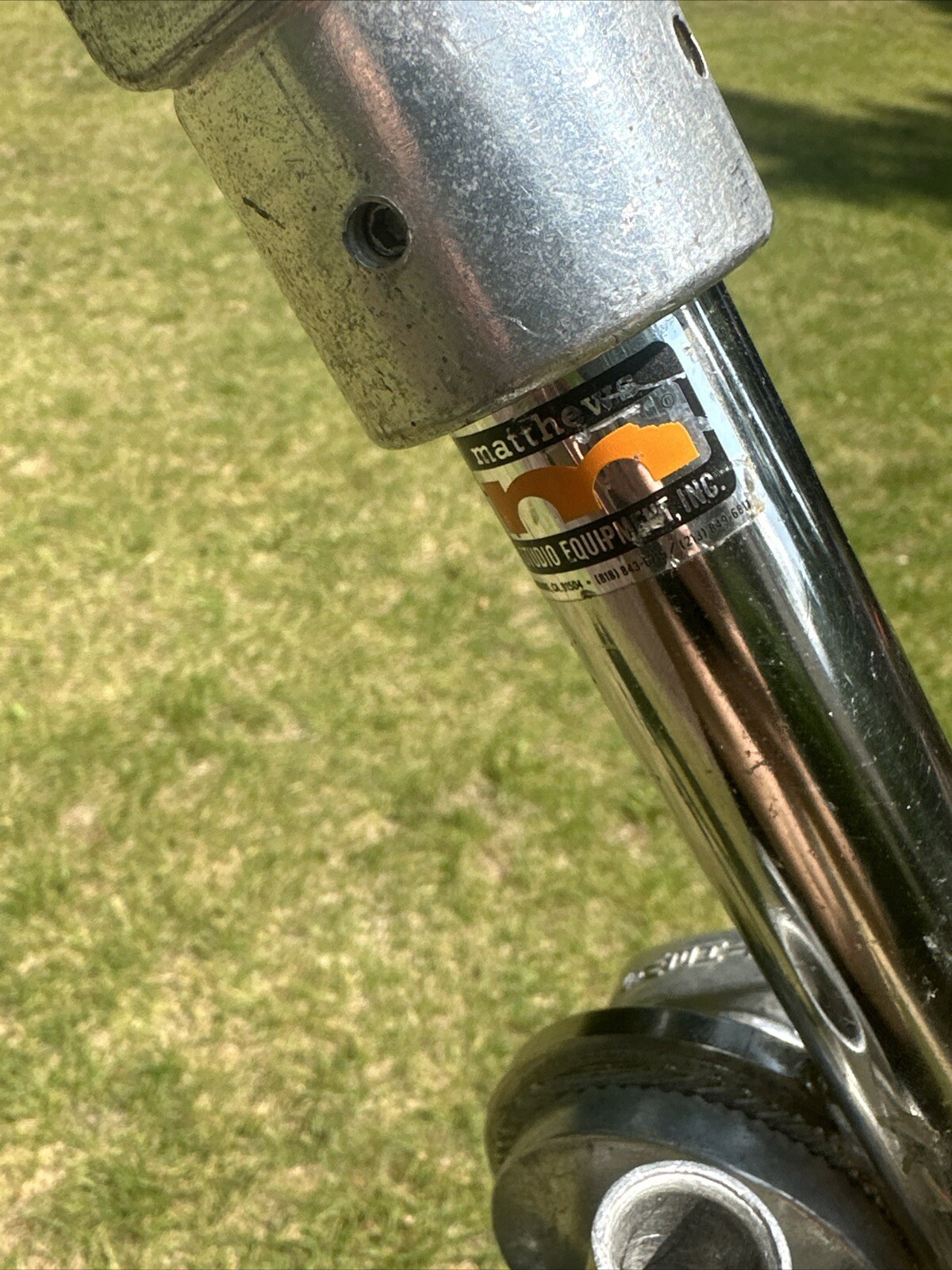 Manfrotto Black Heavy Duty 3071 Stand W/ Matthews 54 Boom 45.5”- 79.5”