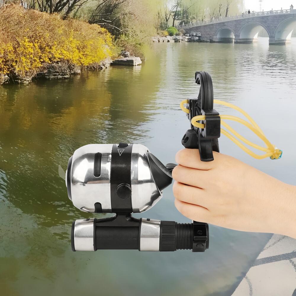 Bow Fishing Spincast Reel Slingbow Catapult Sling Archery Hunting Bowfishing