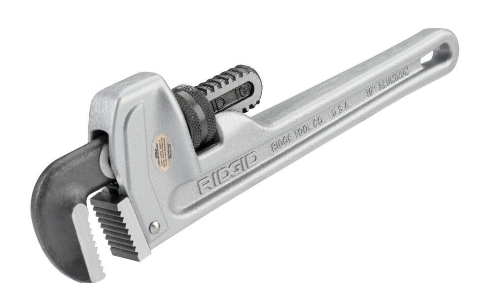Ridgid 31090 10" Aluminum Straight Pipe Wrench - Model 810