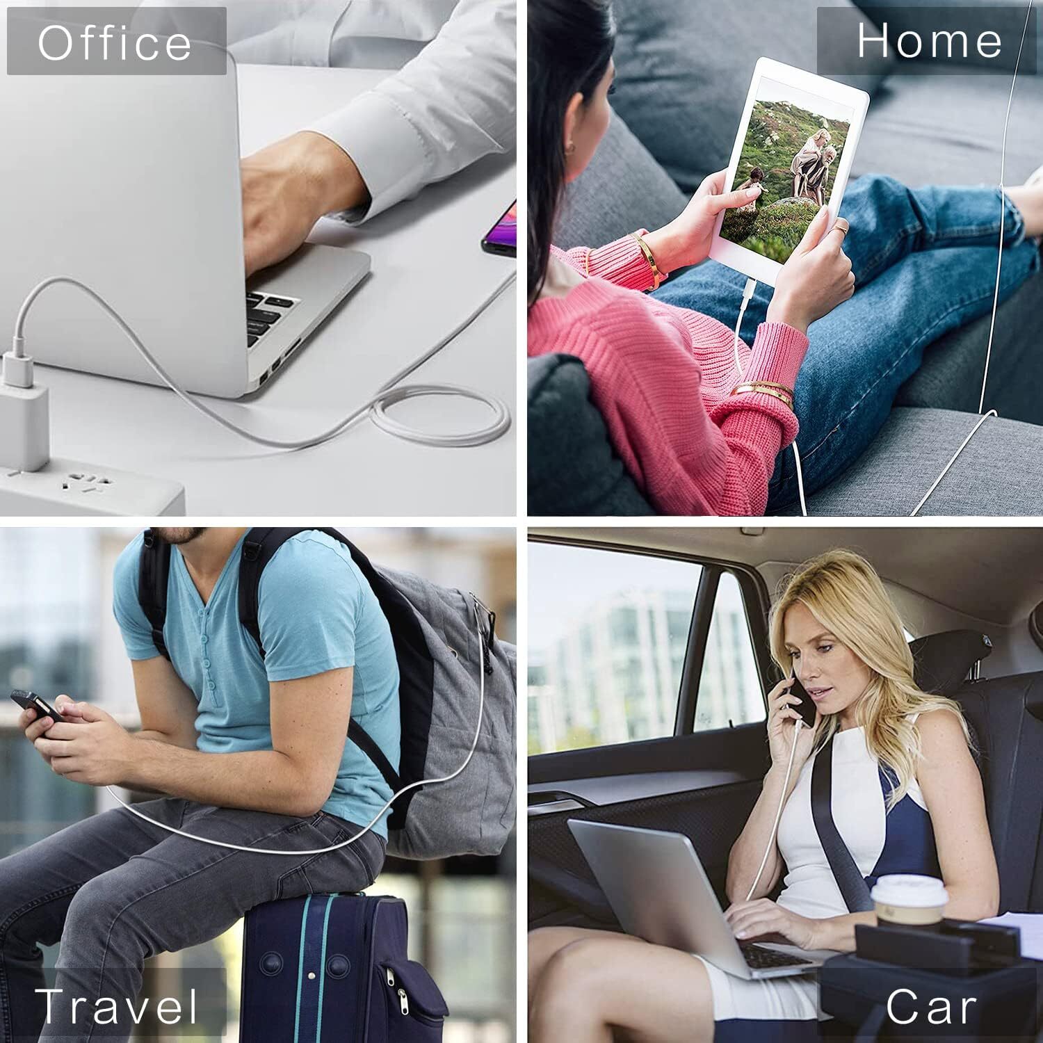 For iPhone 14 13 12 11 Pro Max XR 8 7 6 Fast Charging Cord USB Charger Cable Lot