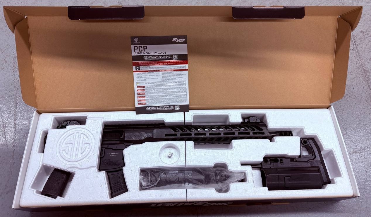 Sig Sauer MPX PCC Air Rifle .22Caliber PCP Semi-Auto 700 FPS AIR-MPXPCC-22-PCP
