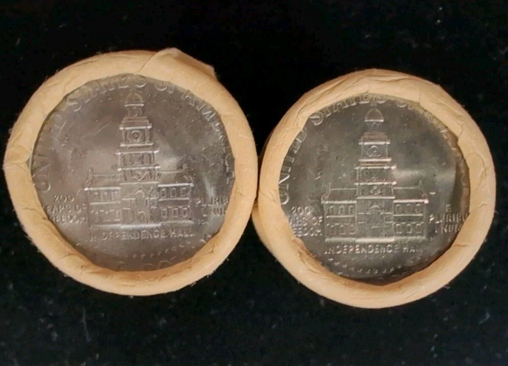 1976 PD? Kennedy Half Dollar Choice BU Roll/OBW 76P/D