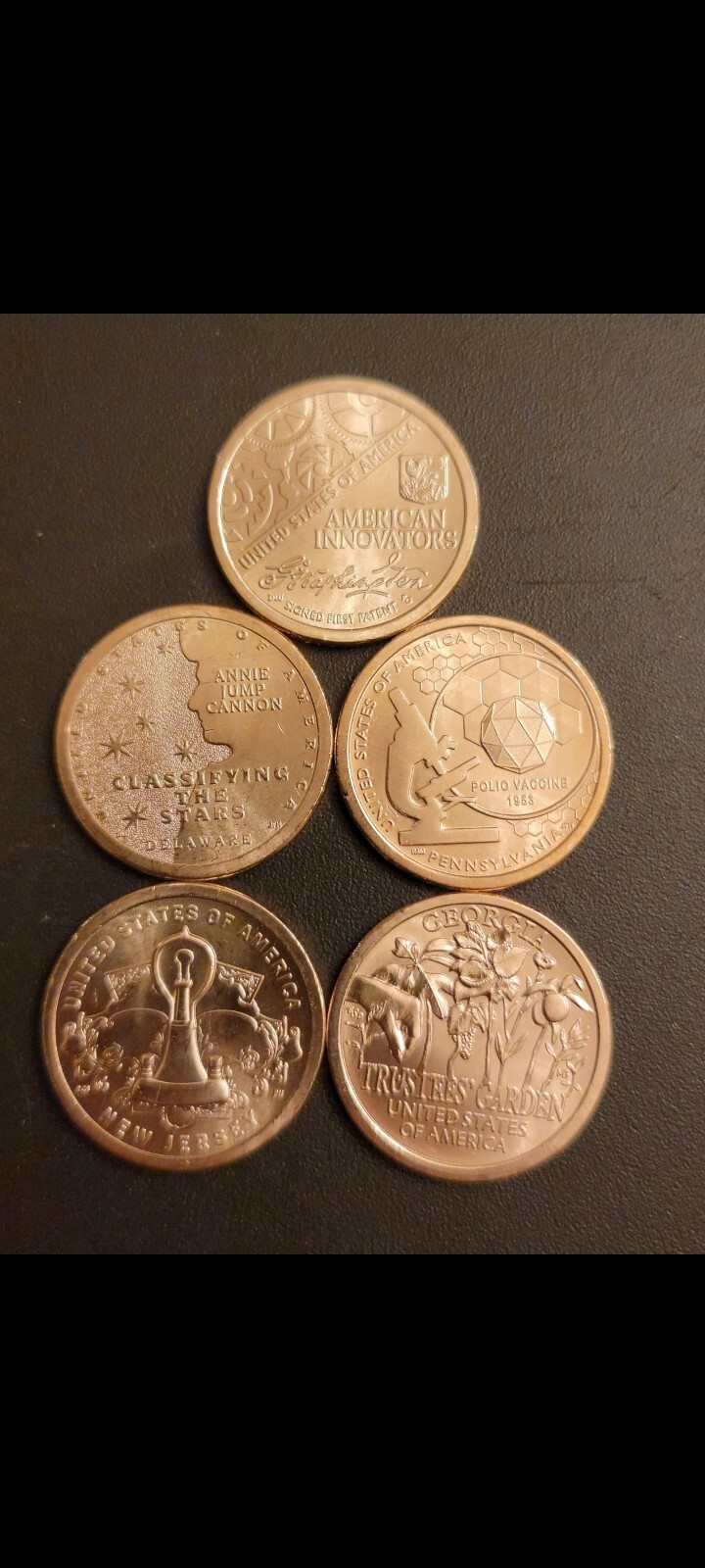 2018-2024 P AMERICAN INNOVATION DOLLAR ANY STATE 22 CHOICES BR UNC FROM MINT BAG