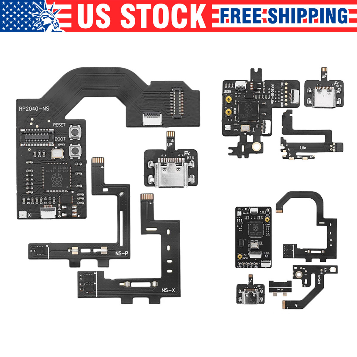 For Nintendo Switch NS/Lite/OLED Console (Optional) Durable RP2040 NS Chip -2025