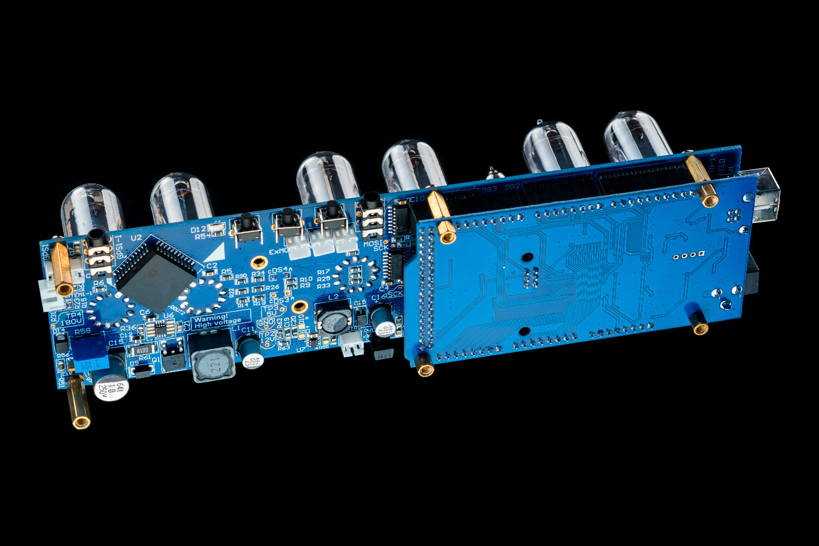 Nixie Tube Clock IN-14 Arduino Shield NCS314 WITH TUBES FAST DELIVERY 3-5 Days