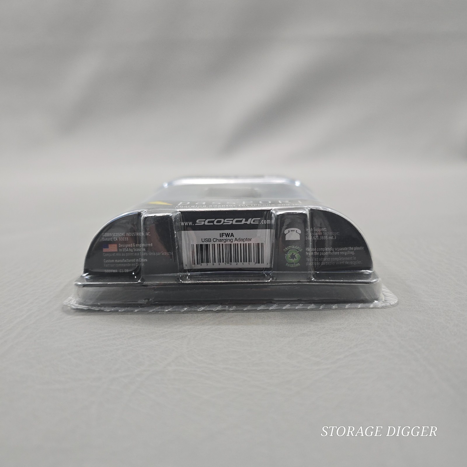 NEW 2009 Scosche passPORT IFWA USB Charging Adapter for iPhone & iPod, Easy Plug