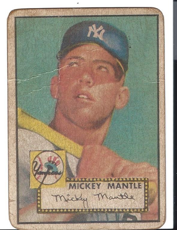 1952 MICKEY MANTLE ROOKIE CARD CHASE BOX-21 pack -Auto-2 cards 1950/60's