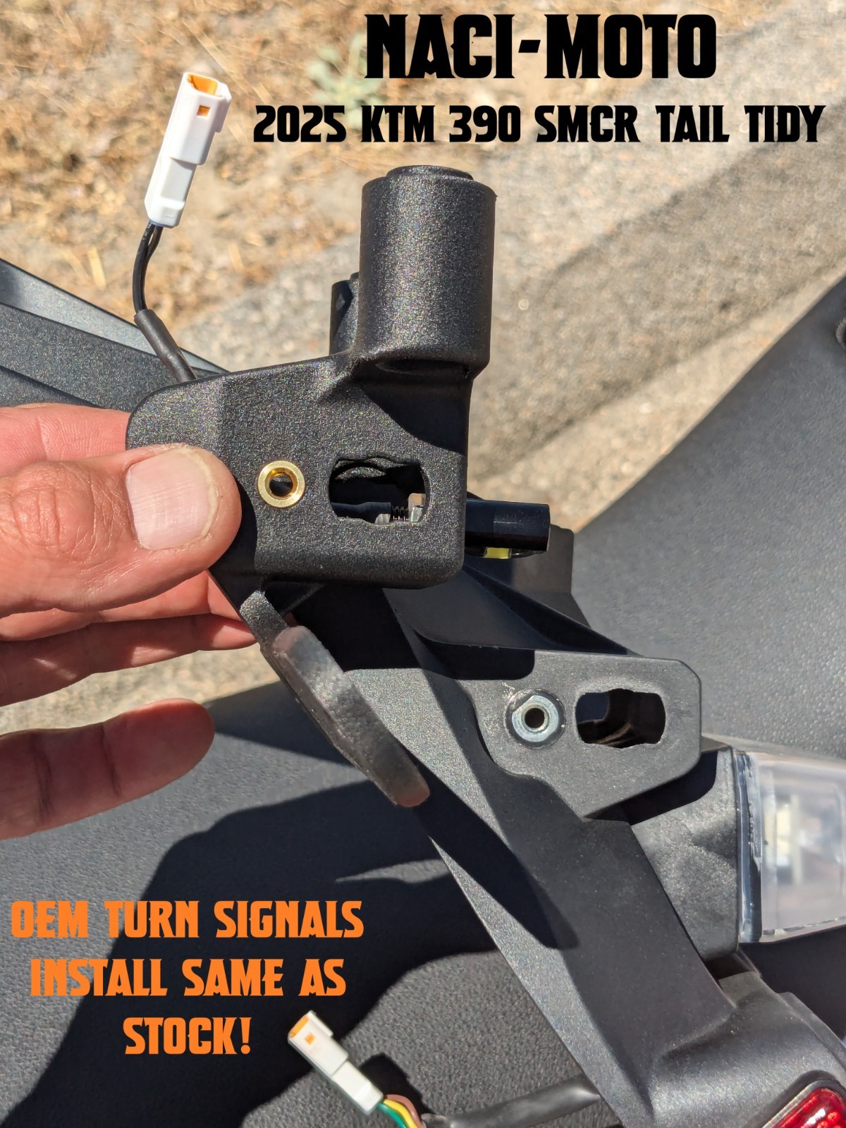 Naci-Moto 2025 KTM 390 V1 SMC R Tail Tidy