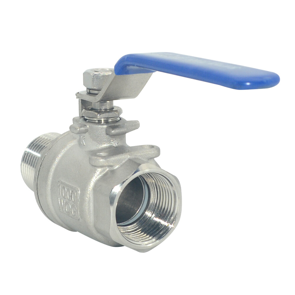 3/4" MALE to Female Ball Valve Stainless steel 304 NPT Full Port US Stock