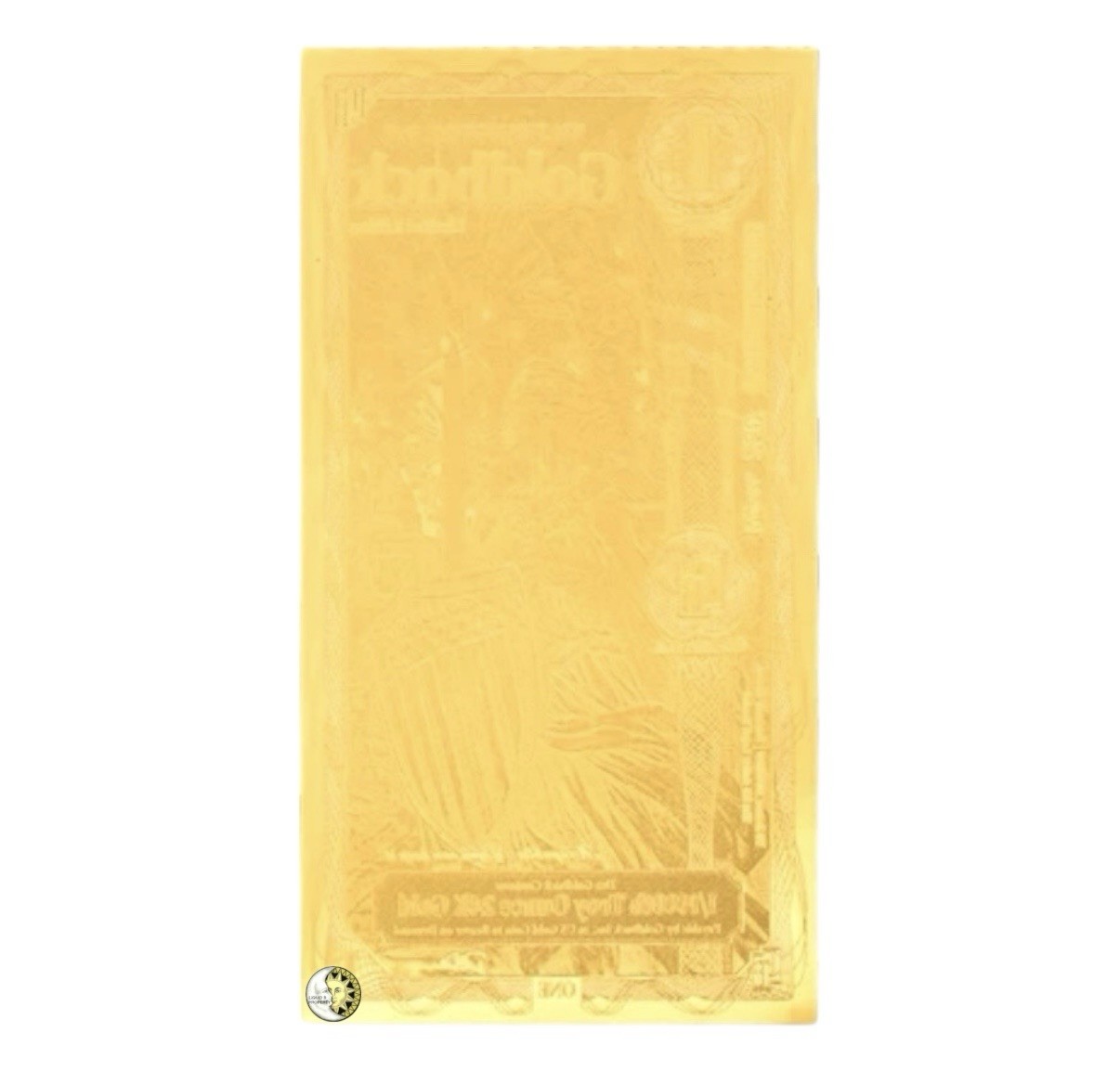 1 WASHINGTON DC GOLDBACK AURUM 24K GOLD 1/1000 OZ BU + GB SLEEVE 🔥