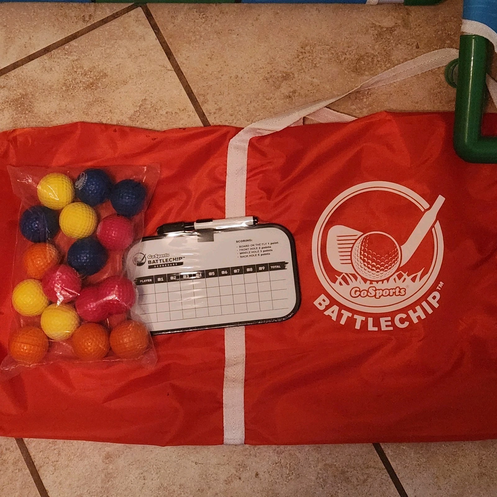 Go Sports Battlechip Premium Outdoor Golf Chipping Game W/ Tote Bag!