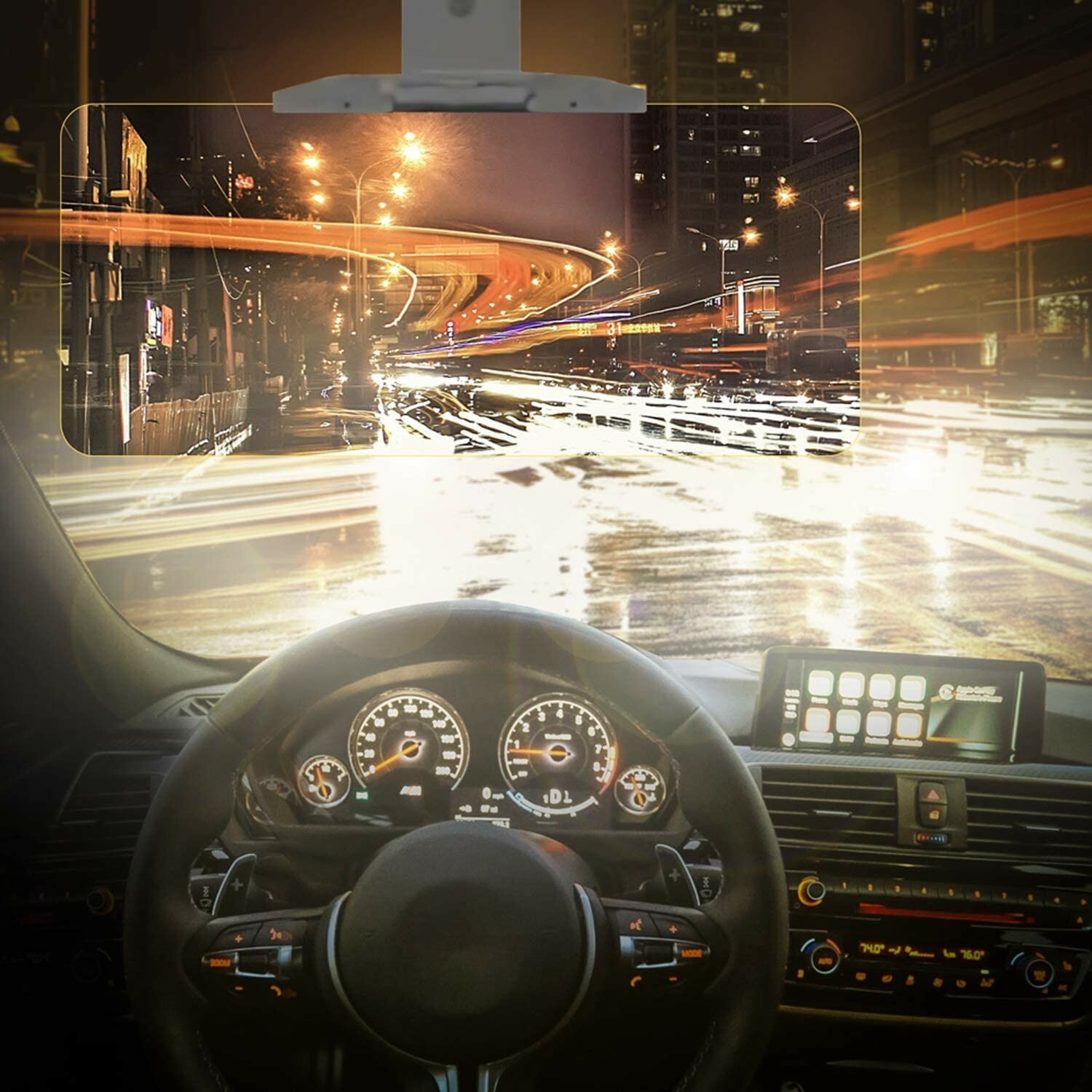 HD Car Sun Visor Extension Car Anti Glare Driving Tac Visor Universal Day Night