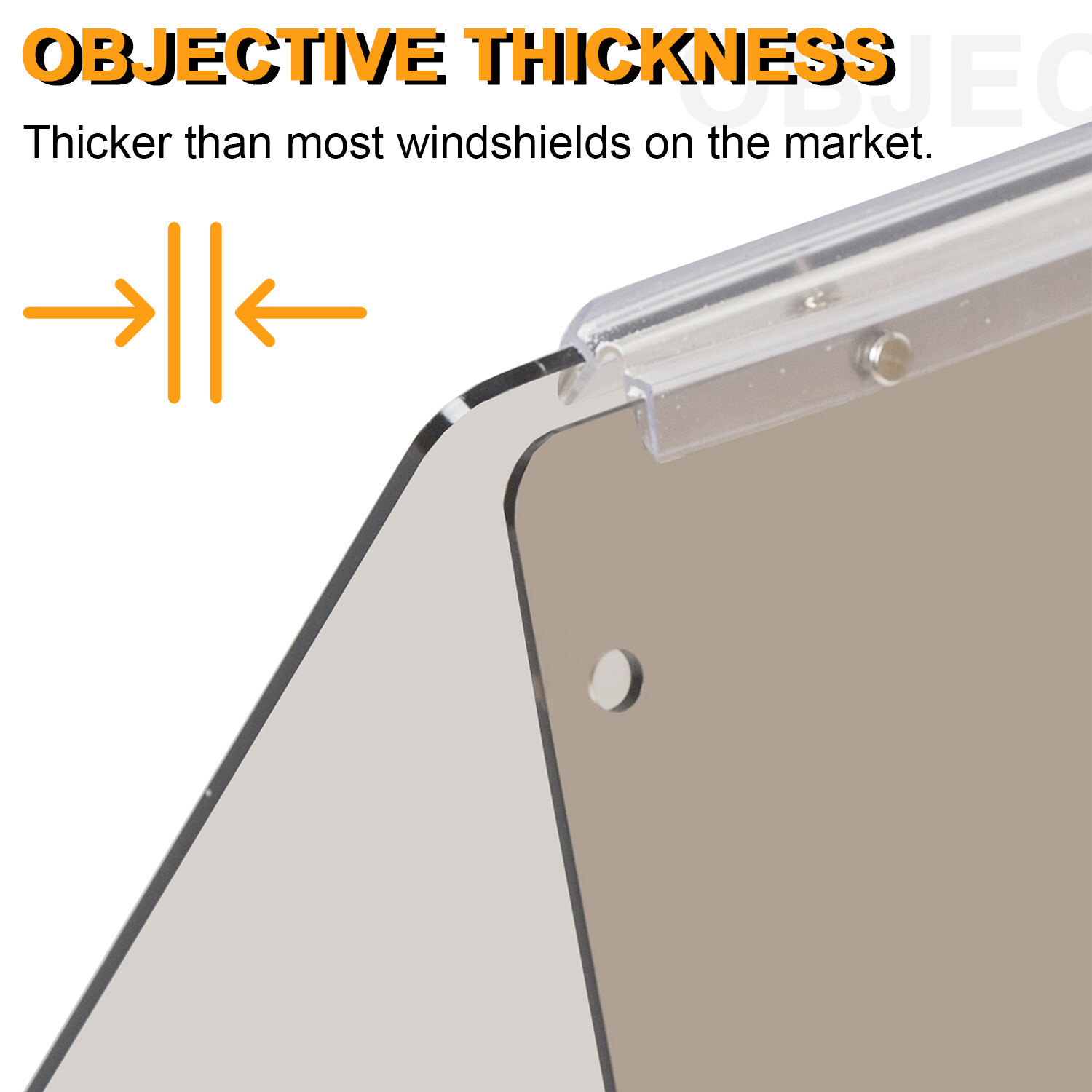 Folding Acrylic Smoke Tinted Windshield for 1982-2000.5 Club Car DS Golf Cart