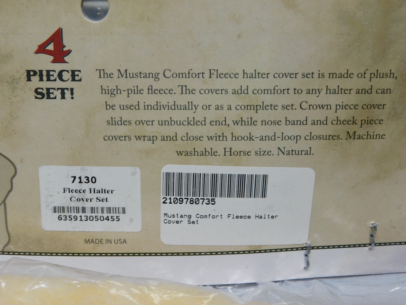 FLEECE HALTER COVER SET