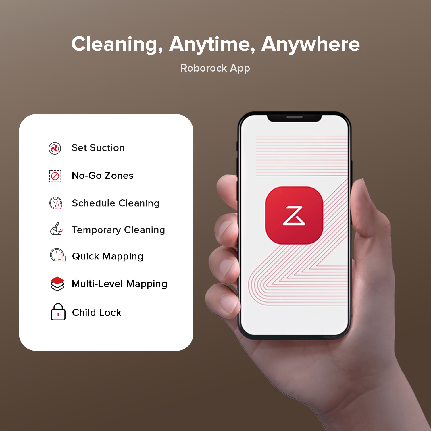 Roborock Q10 X5+ Self-Emptying Robot Vacuum Cleaner, 10000Pa, Obstacle Avoidance