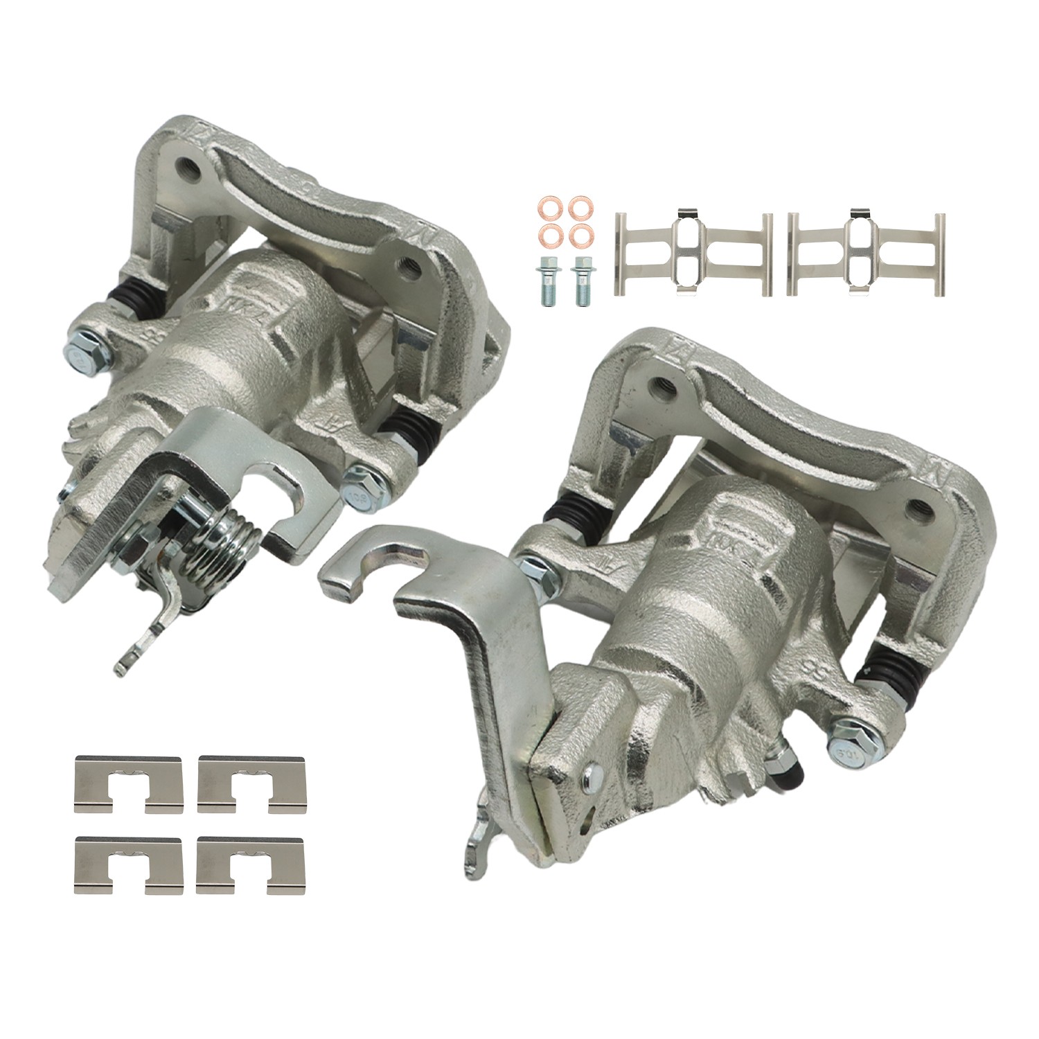 Rear Brake Calipers w/ Bracket For 1998-2007 Honda Accord 2004-2008 Acura TSX