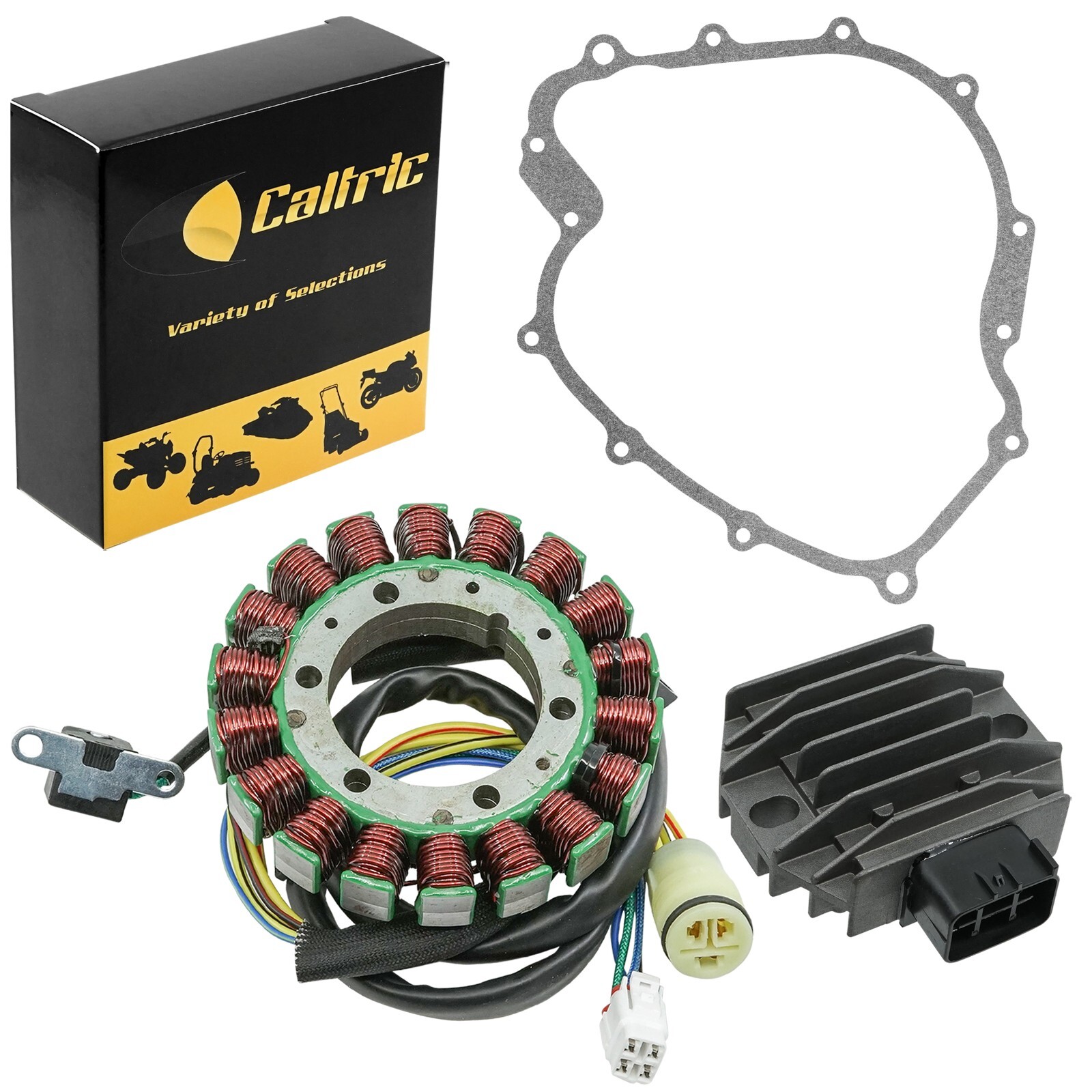 Stator & Regulator Rectifier for Yamaha Rhino 660 YXR660 2004-2007 With Gasket