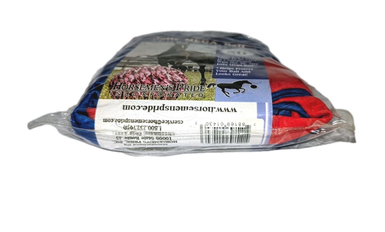 Horsemen's Pride JOLLY MEGA BALL Sports Cover Red Blue Soccer Horse Play 30" NEW