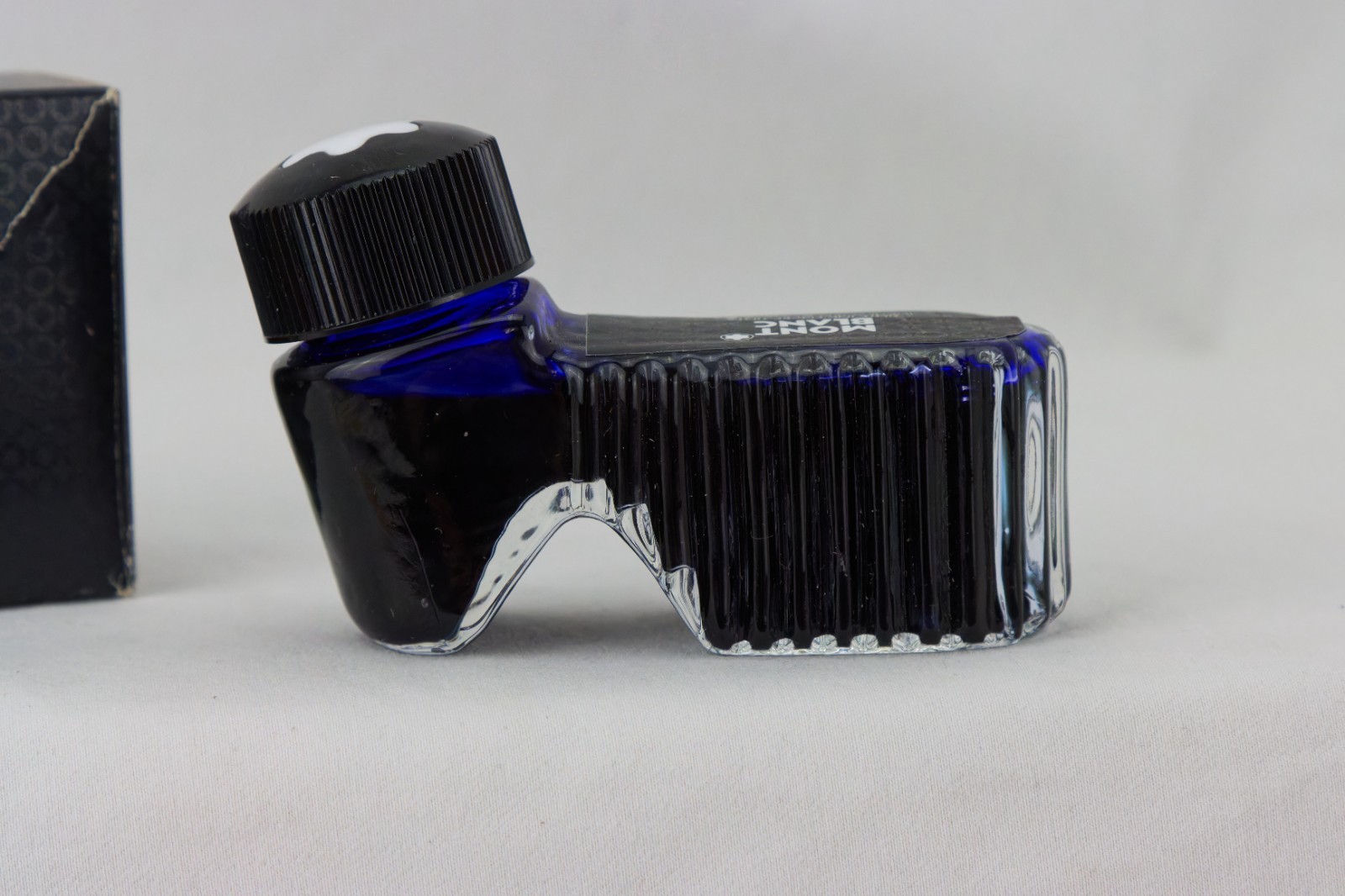 Mont Blanc Fountain Pen Ink, Royal Blue, Vintage, 50ml, ~85% Full
