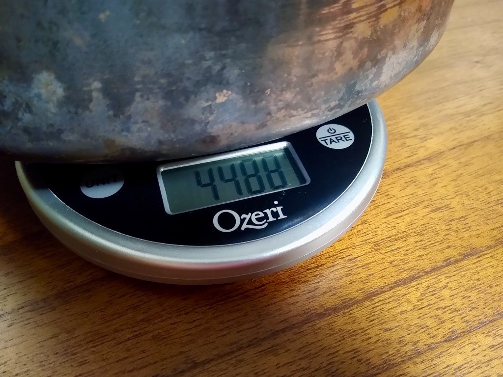 Incredible Large Hammered French Copper Rondeau Pot & Lid (Mauviel?) 2.5mm 28cm