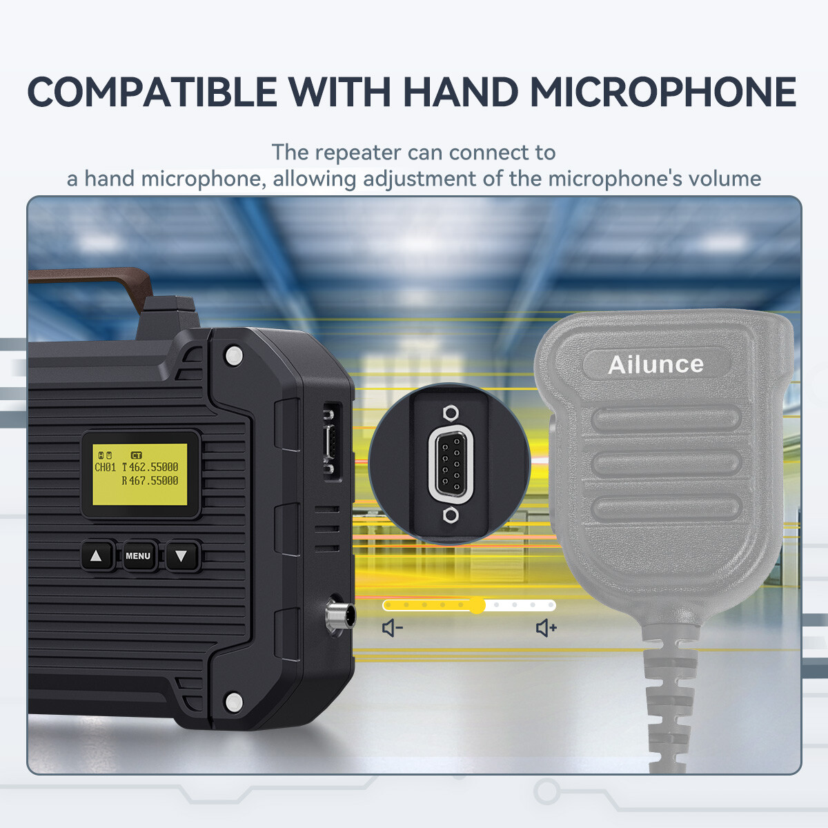 Retevis RT97L 22W GMRS Repeater Waterproof Full Duplex Long Range Repeater