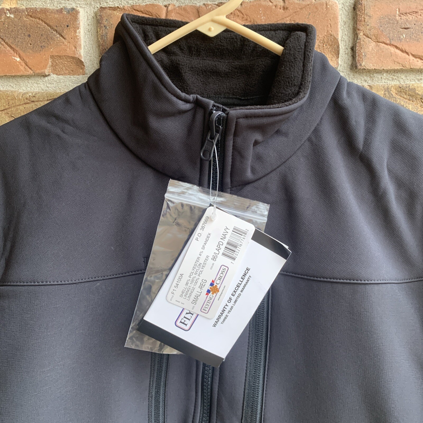 New Flying Cross Softshell Layertech Jacket 54100A, Sm/ Reg, Color: 86/LAPD Navy