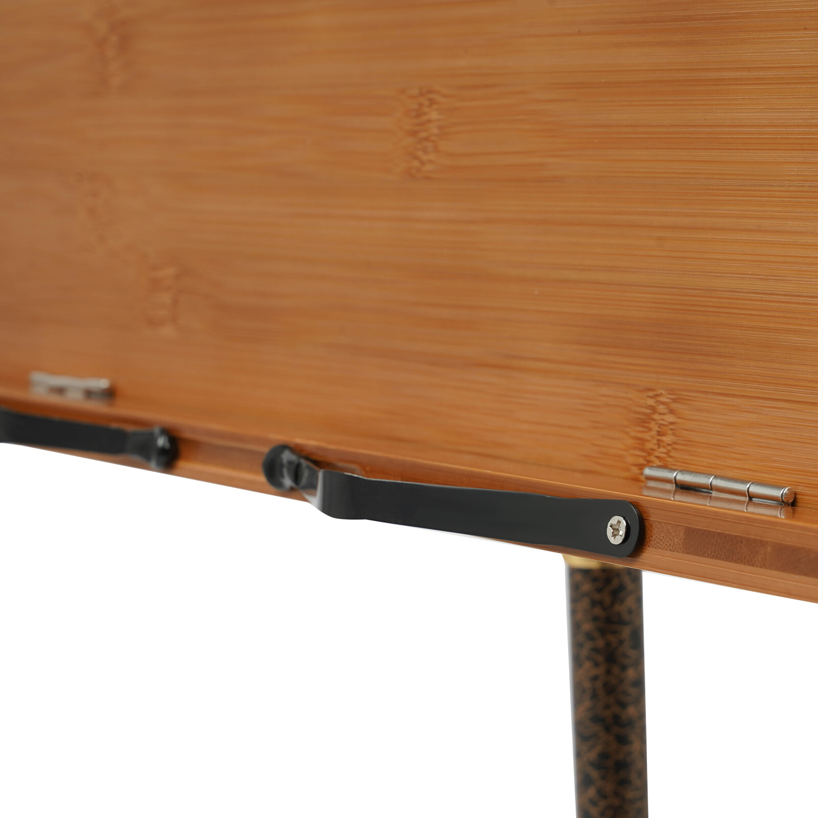 Musician's Bamboo Music Stand for Sheet Music Portable & Height-Adjustable Shelf