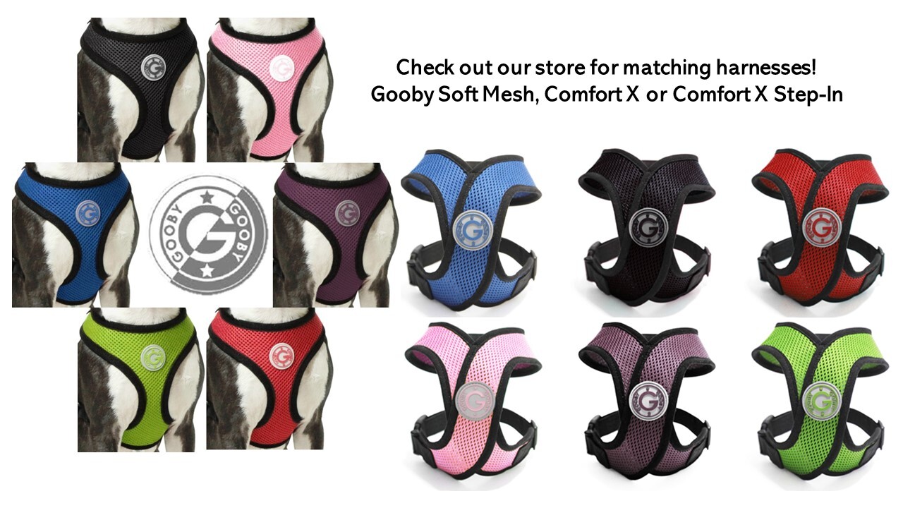 Gooby 4ft Leash Small Dog Puppy Soft Mesh Climbers Rope Washable Lightweight