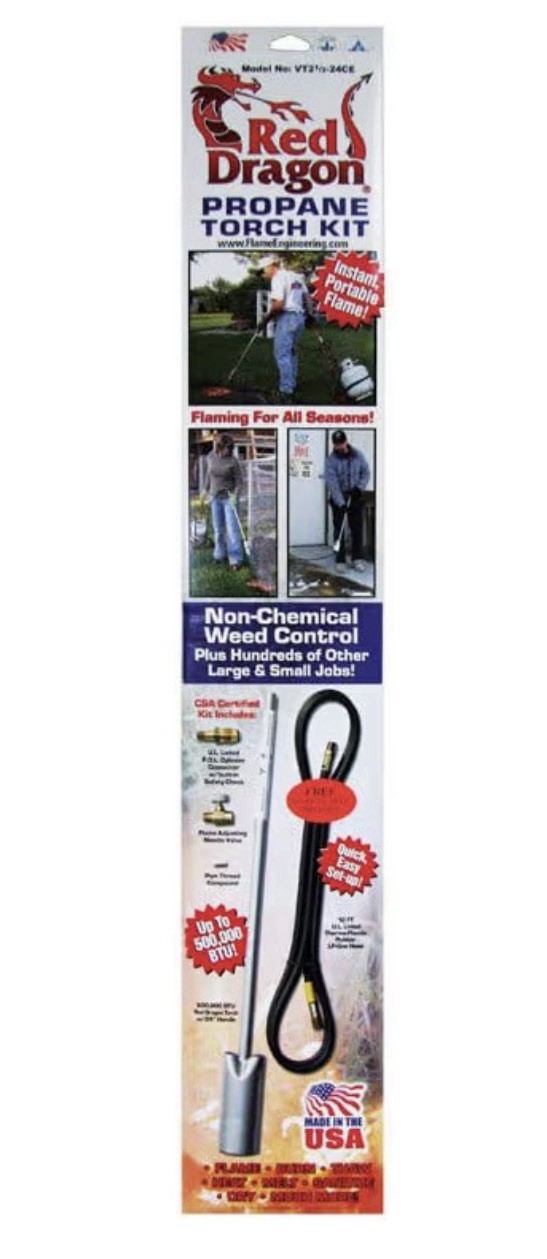 Red Dragon VT2-1/2-24CE Torch Kit, Propane, 500000 BTU, 10 ft L Hose, 23 in Hand