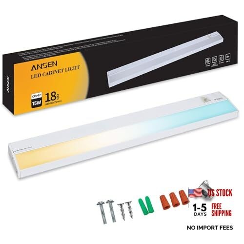 Hardwired Under Cabinet Lighting, 18inch 15W LED Light for 18 inch