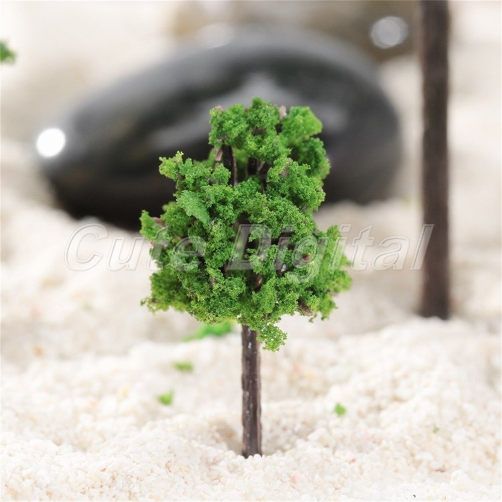 11pcs O Scale 1:50 Assorted Trees Model Train Garden Park Scenery Layout Diorama