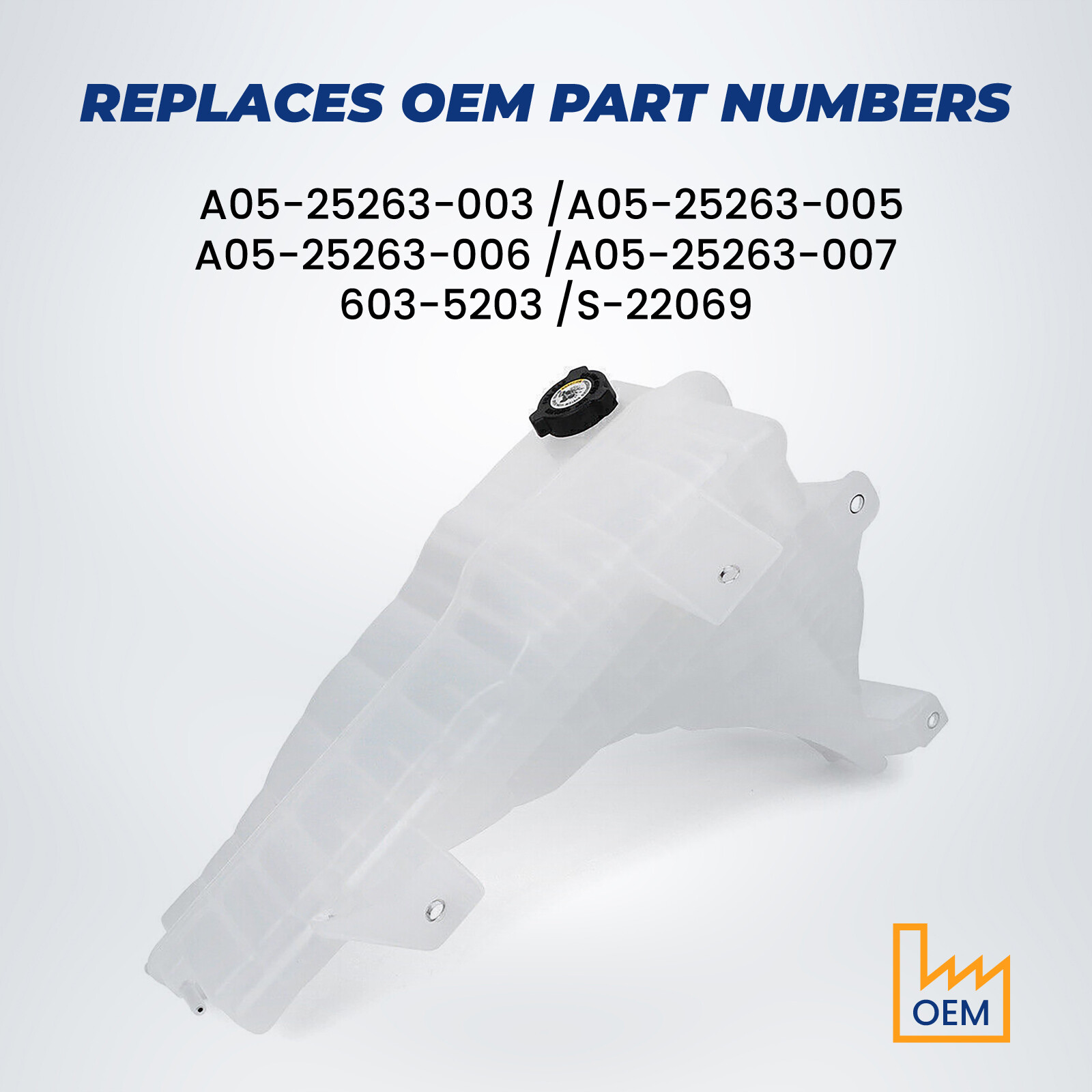 Freightliner Cascadia & Columbia & Century Coolant Tank Reservoir Heavy Duty