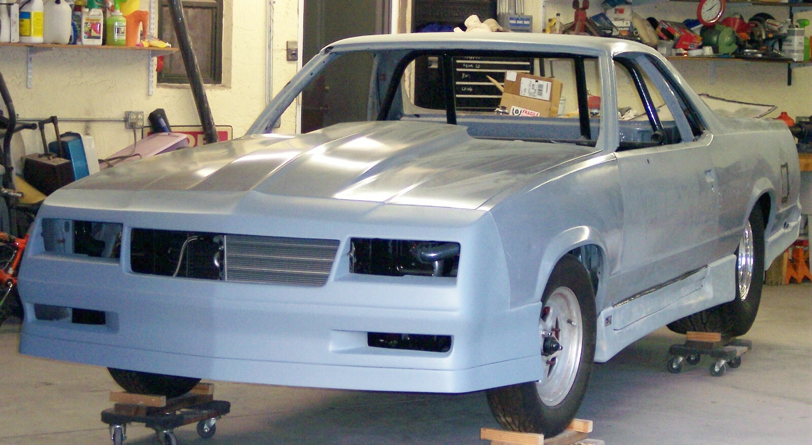 El Camino Chevy Choo Choo Custom Pro Street Tubbed G-body Rotisserie Restored