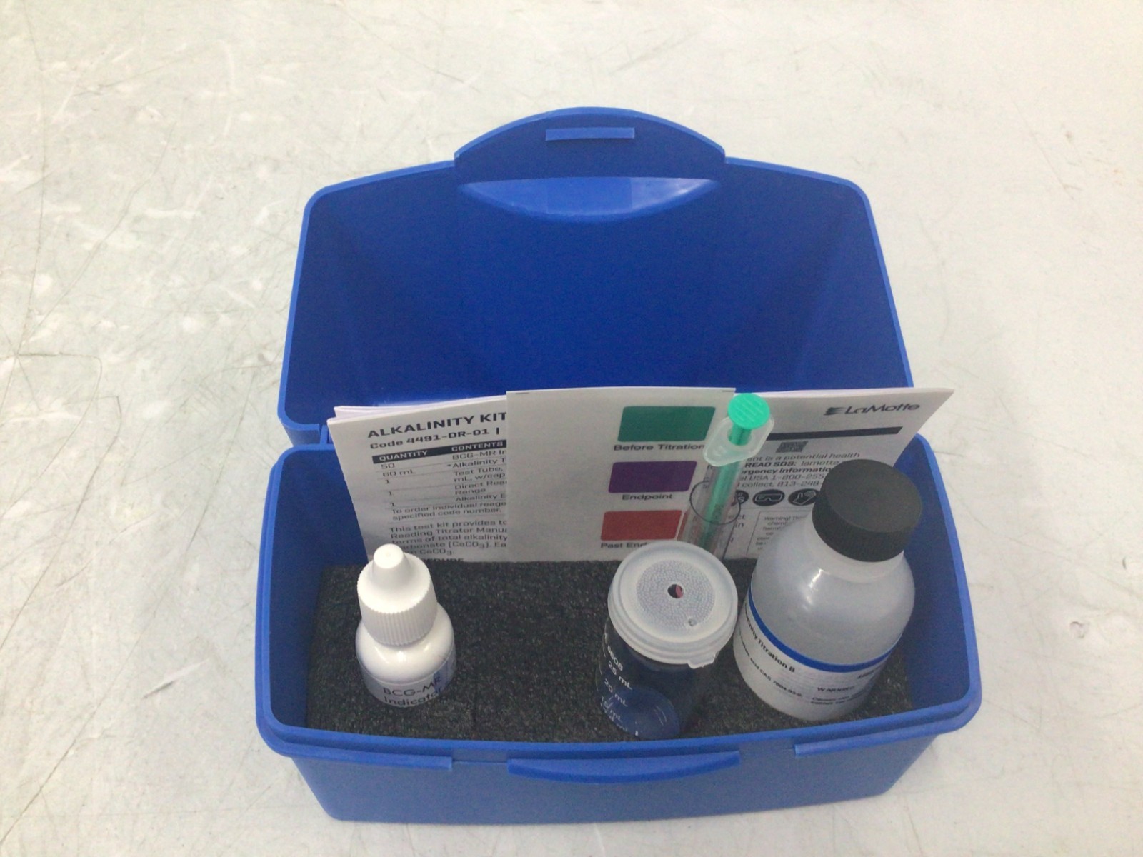 Lamotte - 4491-Dr-01 Water Testing Kit,Alkalinity,0To 200 Ppm