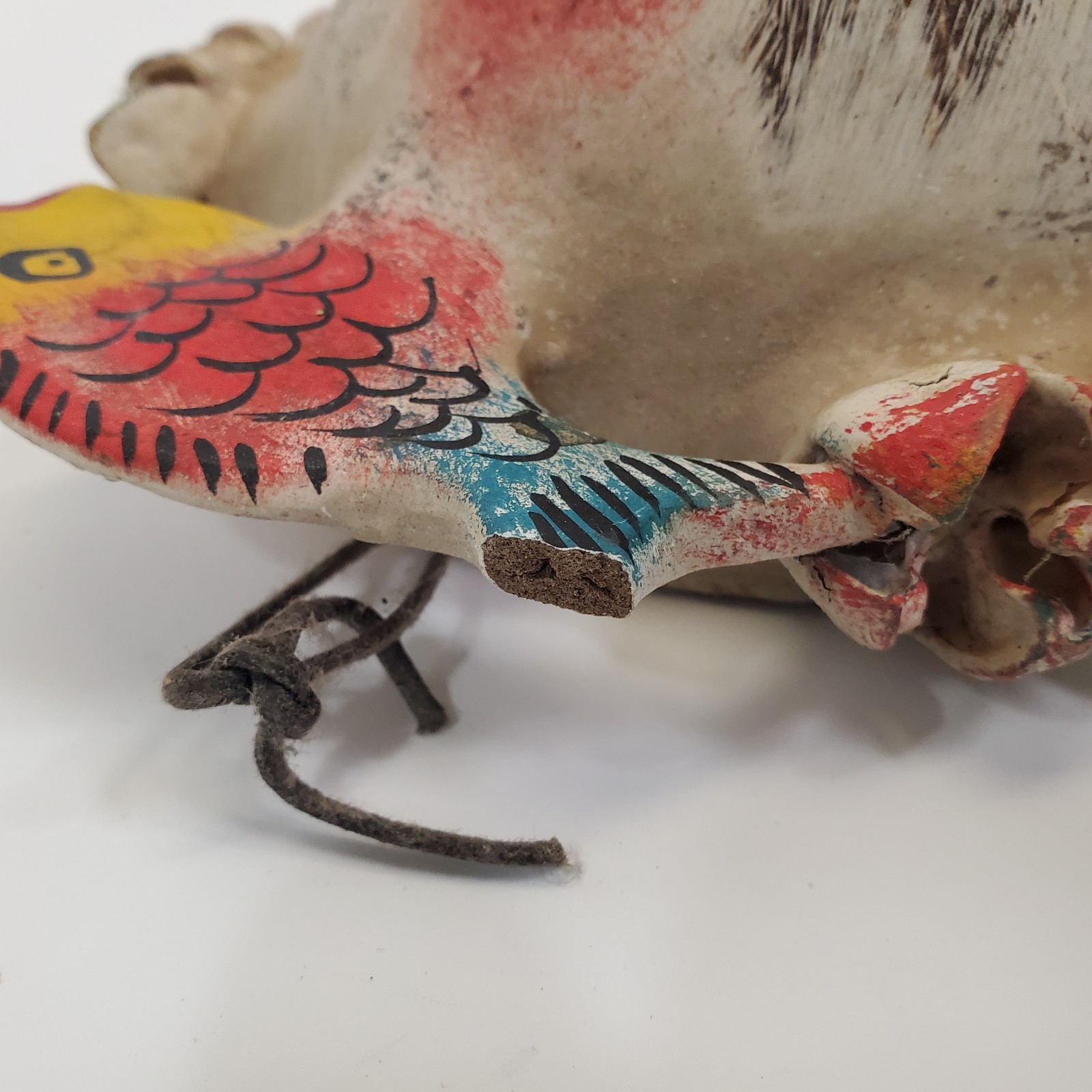 Vintage Lot of 3 Mexican Coconut Shell Folk Art Masks Guerrero Wall Decor