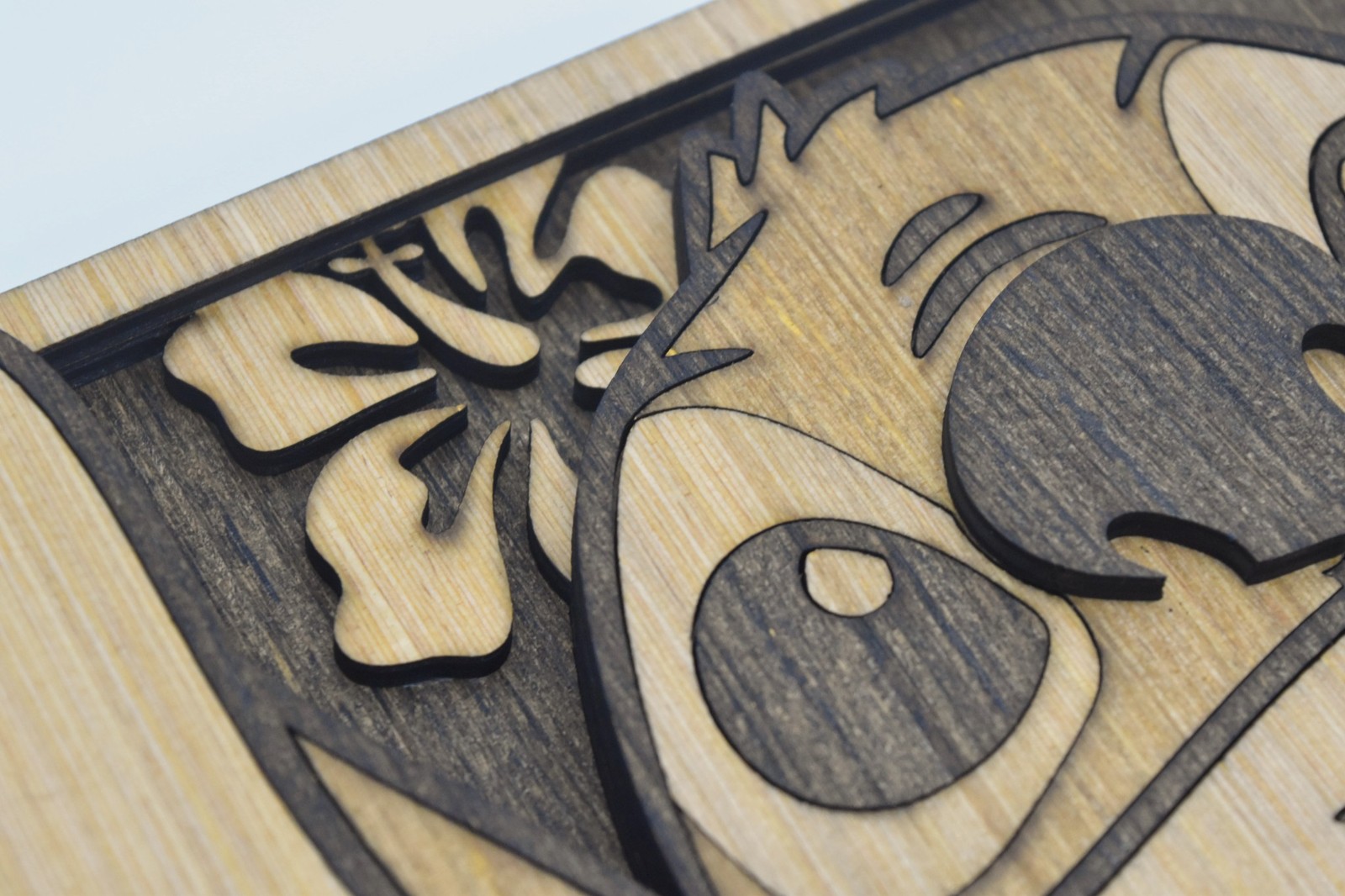 Lilo & Stitch Alien Layered Wood Wall Art Handmade Decoration Ohana Decoration